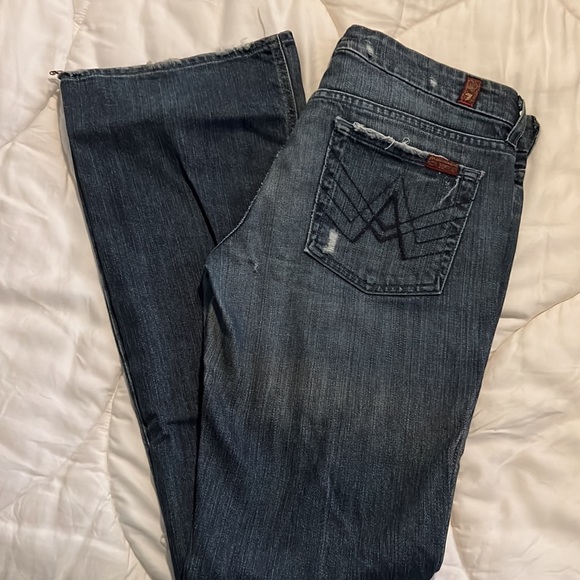 7 For All Mankind Lexie ‘A’ Pocket 💜 - Picture 6 of 8